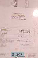 Garboli-Brusa-Garboli LPC 160, Sander instructions and Wiring Manual-160-LPC 160-01